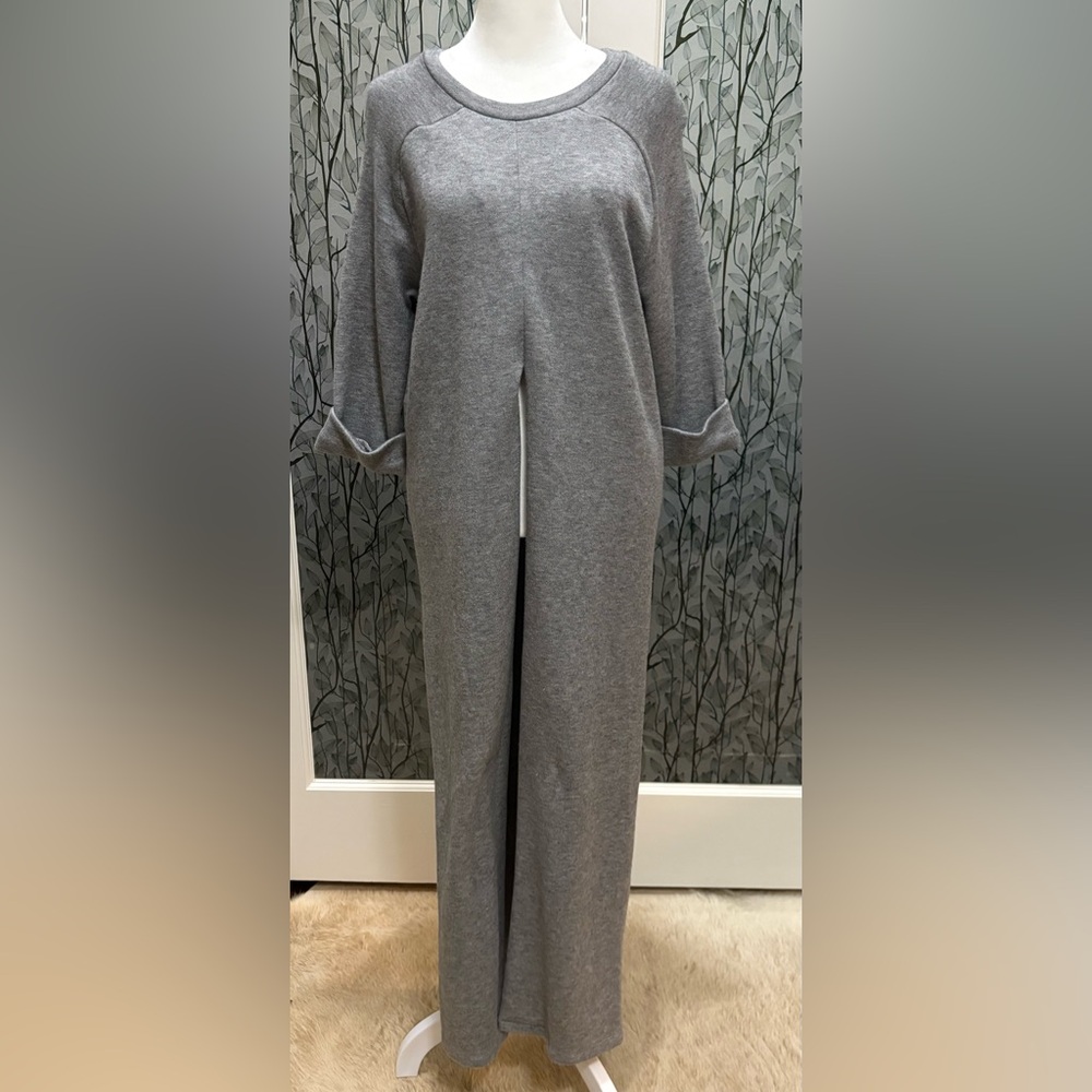 Long Gray Women's Sweatshirt